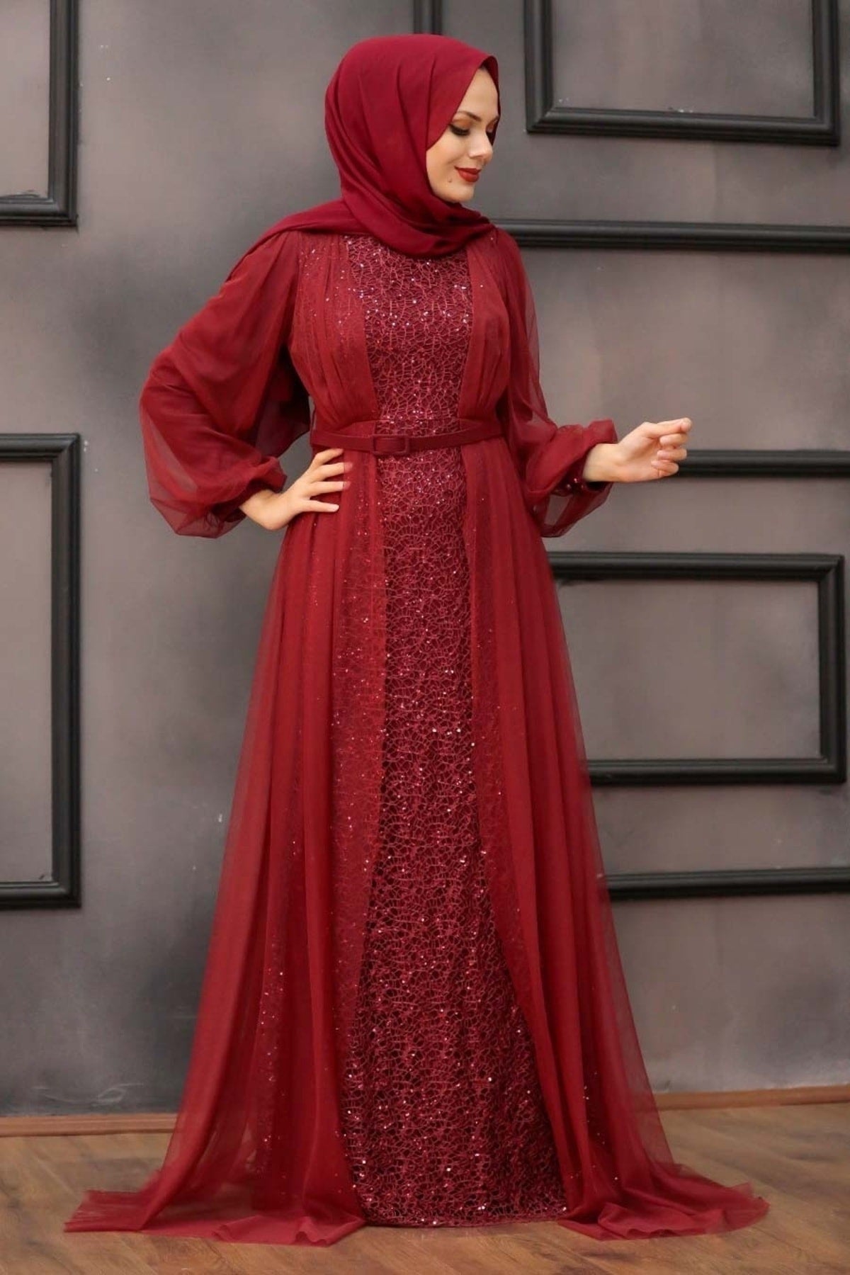 Evening occasion modest Dress