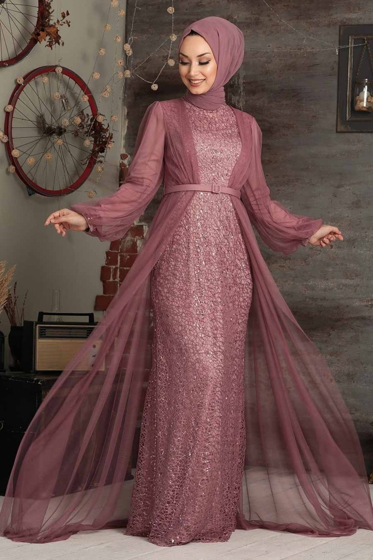 Evening occasion modest Dress