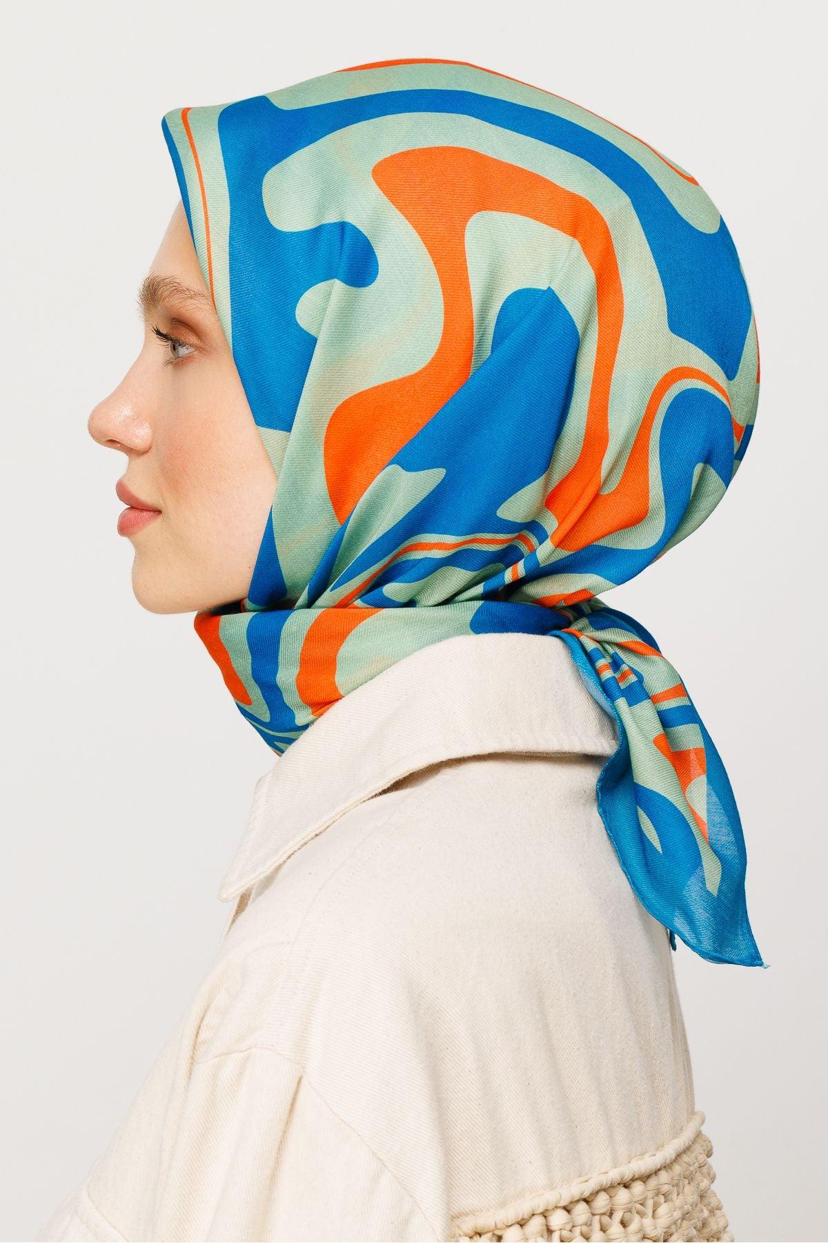 cotton Hijab headscarf 90*90 - Hijabi Mood