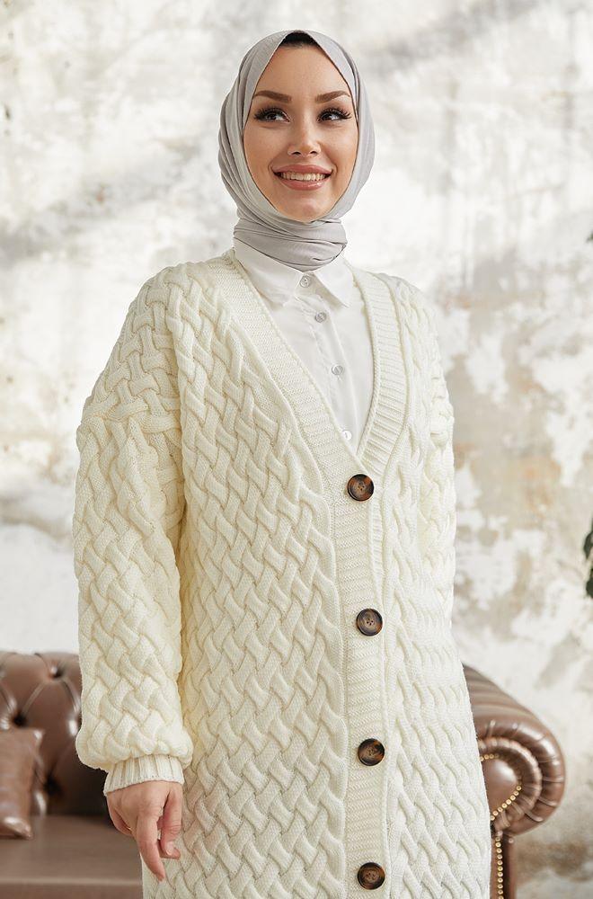 Hijab Islamic Modest style cardigan - Hijabi Mood