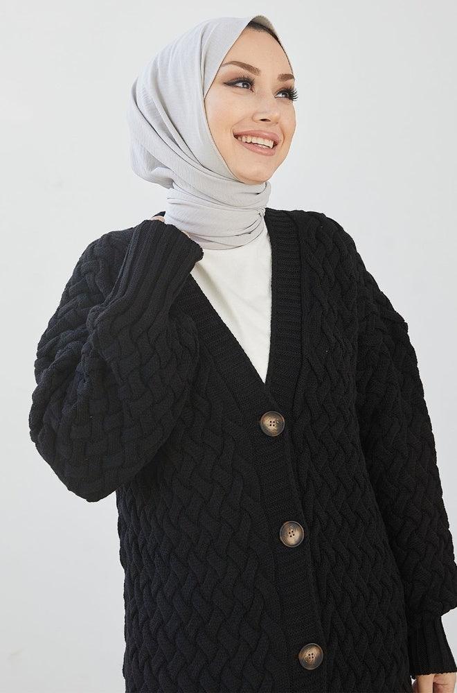 Hijab Islamic Modest style cardigan - Hijabi Mood