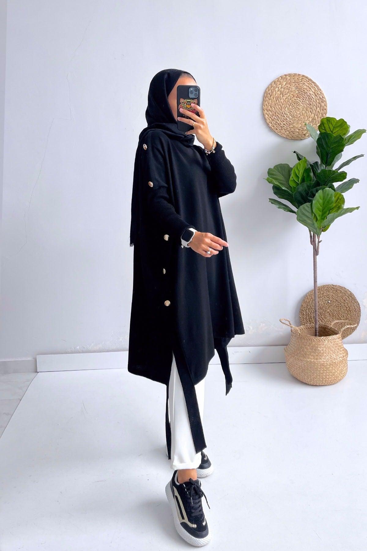 Hijab Islamic Modest style Poncho - Hijabi Mood