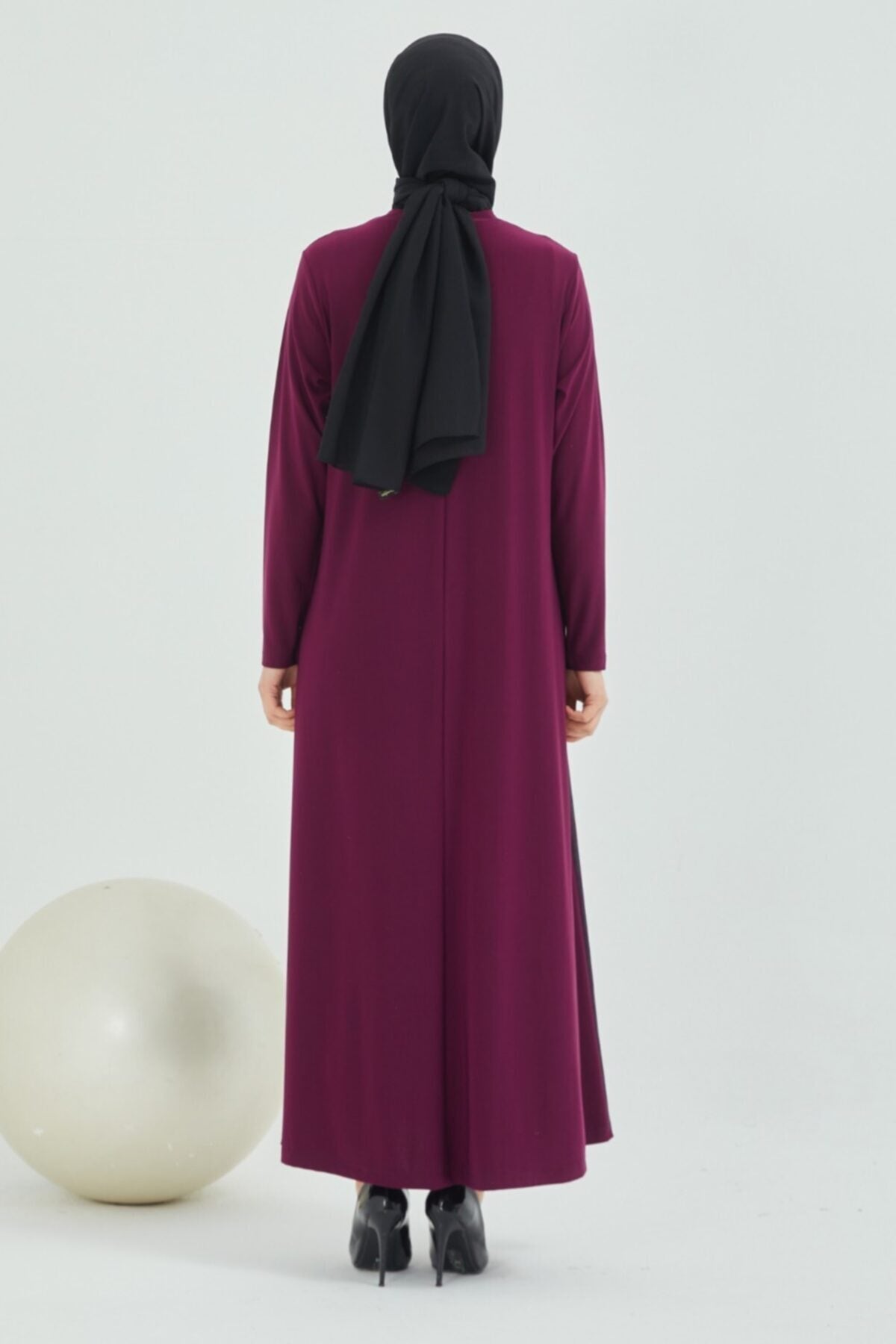 Mauve Abaya turkish made - Hijabi Mood