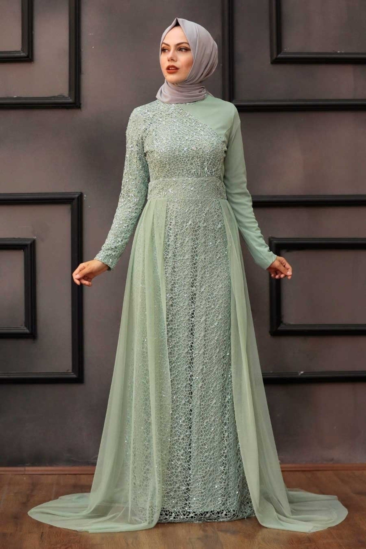 Modest evening occasion Dress - Hijabi Mood