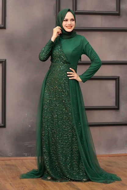 Modest evening occasion Dress - Hijabi Mood