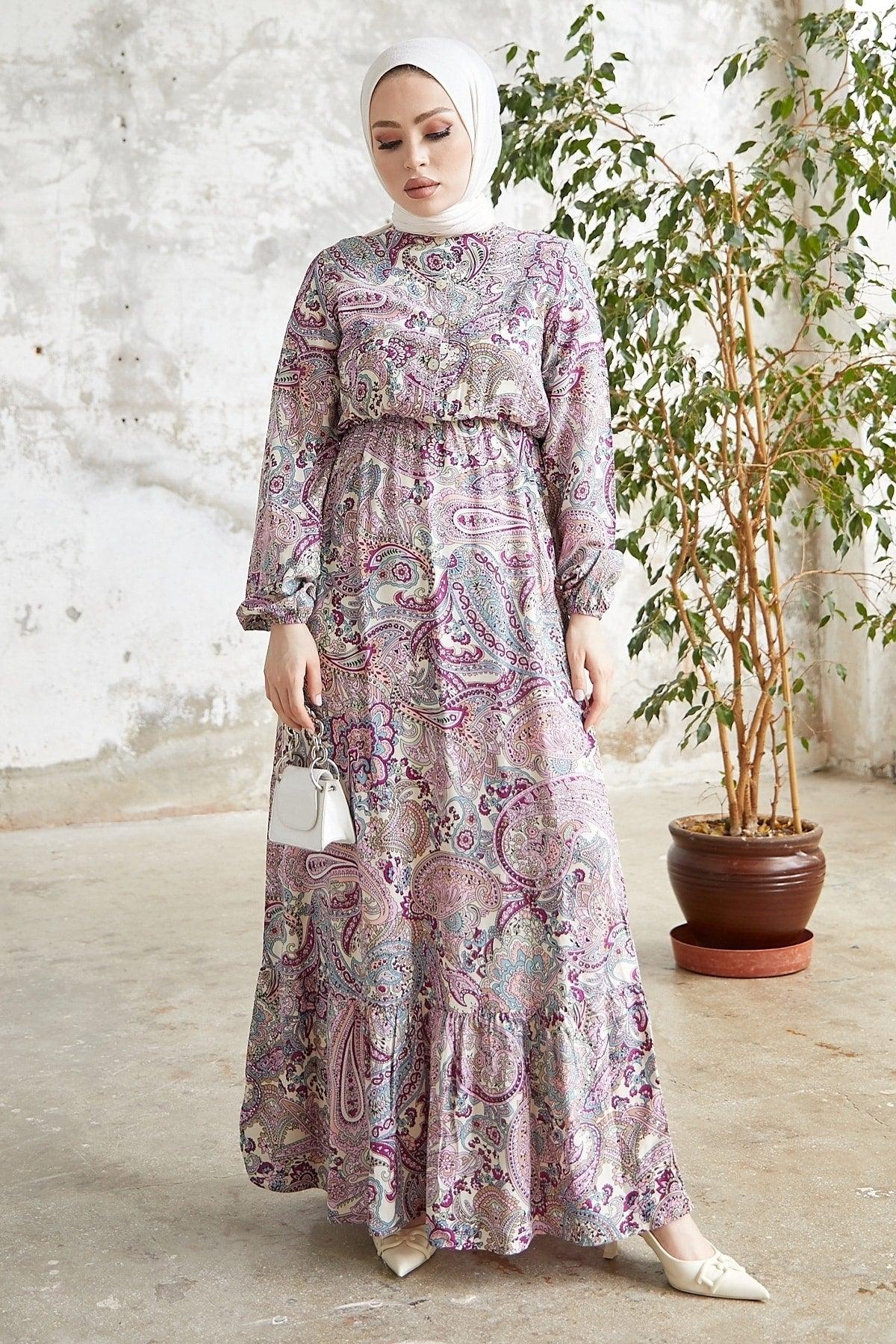 Modest women Viscose Dress - Hijabi Mood