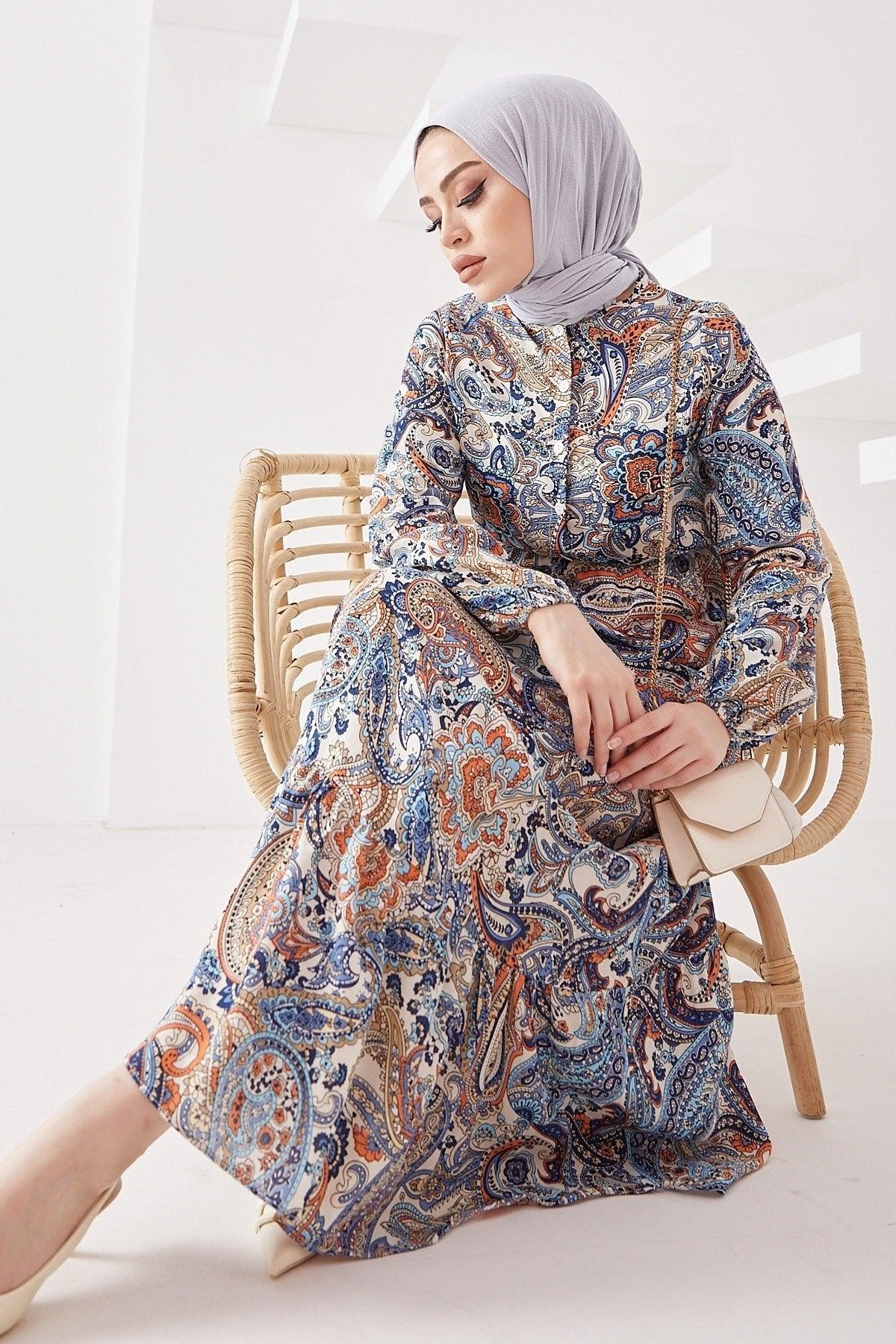 Modest women Viscose Dress - Hijabi Mood