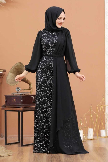 wedding Modest evening abaya Dress - Hijabi Mood